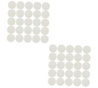 PartyKindom 100 Piezas Paño de algodón para Perfume de coche Recambio de almohadilla aromática para collar de péndulo ambientador saludable ambientador seguro reemplazar cojín de aromaterapia