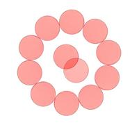 PartyKindom 100 Piezas Unidades Fichas Transparentes para Discos Redondos Pequeños para Bingo y Enseñanza Matemática Infantil Herramienta para Aula y Aprendizaje