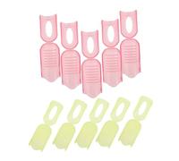 PartyKindom 10piezas Clips Para Remover Esmalte De Uñas Herramienta De Gel y Acrílico Accesorios De Manicura y Semi-transparente