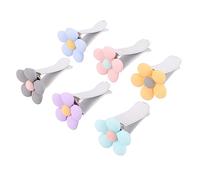 PartyKindom 10piezas Decoraciones De Ventilación De Flores De Resina Para Accesorios De Interior De Automóvil Color Aleatorio