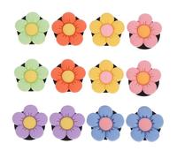 PartyKindom 12 Piezas De Adornos De Flores Para Coche Clip Para Ambientador De Salida De Coches Decoración De Ventilación De Coche Decoraciones Creativas Para Automóviles Lindo Clip Para