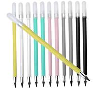 PartyKindom 12 piezas Lápices Eternos Reutilizables Resistentes Necesidad de Afilar Perfectos para Escritura y Dibujo para Adultos y Jóvenes