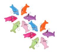 PartyKindom 12 piezas Llaveros de Peluche con Colgantes de Delfín Suaves Juguetes de Adorables Accesorios para Bolso Mochila y Teléfono Decorativos para Amigos y Familia