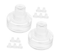 PartyKindom 12 piezas Tapones de Vino T Reutilizables para Sellar Botellas de Vino Champán y Cerveza para Hogar Sociales
