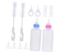 PartyKindom 12piezas Biberones para Mascotas Kit De Biberones para Gatitos Alimentador De Leche para Cachorros Herramienta De Alimentación para Mascotas Suministros para Gatos