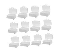 PartyKindom 12piezas Caja Maleta Mini Transparente Para Detalles De Boda y Fiesta Embalaje Resistente Para y Accesorios De Viaje Estilo Creativo Para Recuerdos Únicos