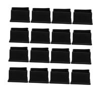 PartyKindom 12piezas Fundas De Goma Suave para Pies De Muebles Protectores Cuadrados PVC Antideslizantes para De Protegen Pisos De Baldosas para Mesas y Sofás