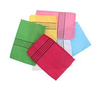 PartyKindom 12piezas Toallas De Sauna Exfoliantes De Baño Coloridas Toalla De Ducha Para Mujeres Hombres Para Gimnasio Spa Gruesa Para Diario Para Ducha Exfoliante Corporal