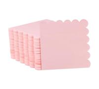 PartyKindom 150piezas Servilletas Desechables Festoneadas Color Rosa Para Bodas Cumpleaños Prácticas Para Múltiple