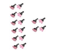 PartyKindom 16piezas Clips De Ventilación Para Auto Diseño De Corazón y Flor Ambientador Decorativo Para Interiores De Vehículos Aromaterapia Elegante y Romántica