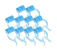 PartyKindom 16piezas Pinzas Para Entrenamiento Respiratorio Epistaxis Clips Flexibles y Duraderos Para Cuidado Nasal Para Uso Diario y Control De Sangrado