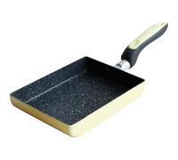 PartyKindom 1pieza Sartén Tamagoyaki Antiadherente Cuadrada para Cocina Gas Inducción Multifuncional para Tortilla Japonesa Huevo Verduras y Carne sin Humo Color Aleatorio