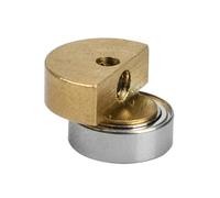 PartyKindom 1piezas Rueda Excéntrica Semicircular Para Máquina Ajustable Accesorios Para Tatuajes Con Llave De Vaso De Dorada