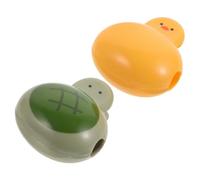 PartyKindom 2 Fundas Protectoras para Cepillos De con Dibujos De Patos para Viajes Portátiles De Plástico