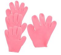 PartyKindom 2 Guantes Hidratantes de Silicona para Manos Secas de Guantes para Reducen Arrugas y Líneas Diseño Cómodo y para Efectividad
