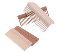 PartyKindom 2 Pcs Plancha de Pelo Peine de Material Compuesto Resistente al Calor, Accesorio para Alisar el Cabello Diseño Ergonómico, Adecuado para Viajes y Uso Hogar