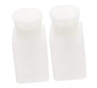 PartyKindom 2 Piezas Botella de Prueba de Fugas Botella Vacía de Líquido Dosificador para Automotriz para Laboratorio Grifo Dispensador Material Pe Resistente Corrosión