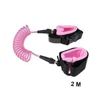 PartyKindom 2 piezas Correa Antipérdida Infantil con Bloqueo Giratorio Pulsera para Niñas Banda de Tracción para Prevención de Pérdida Exteriores