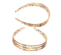 PartyKindom 2 Piezas Diademas para Niñas y Mujeres Antideslizantes para Maquillaje y Cuidado de Accesorios Kawaii