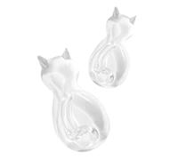 PartyKindom 2 piezas Ganchos de Pared para Colgar de Ganchos para Abrigos Toallas y Llaves Transparentes Perfectos para Cocina Baño y Garaje