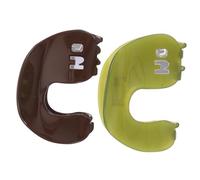 PartyKindom 2 Piezas Horquilla Forma Para Mujer Pinzas Jumbo De Inoxidable Accesorios Cabello Pinzas Cabello Gruesas Para Fijar La Parte Posterior Cabeza