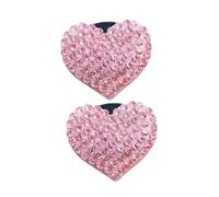 PartyKindom 2 Piezas Joya de Amor para Coche Clips de Decoración de Ventilación de Coche Clips para Salida de Difusor para Ambientador