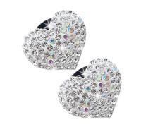 PartyKindom 2 Piezas Joya de Amor para Coche Clips de Salida de Difusor de Coche Decoración de Ventilación Clip para Tablero de Instrumentos