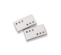 PartyKindom 2 piezas Metal Humbucker Pickup Covers con Cubiertas de Metal para Pastillas de Guitarra Eléctrica Resistentes la Oxidación Desgaste Accesorios para Guitarra