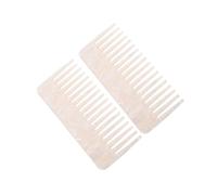 PartyKindom 2 piezas Peines Antiestáticos de Acetato Peines Desenredantes de Dientes Anchos para Tipo de Cabello Diseño Compacto y Duradero Perfectos para Viaje y Diario