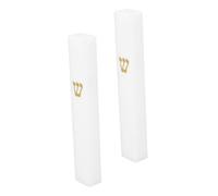 PartyKindom 2 Piezas Poste De Puerta Biblia De Israel Decoración Artística Hogar Mezuzá Tradicional para Puerta Instalación Sencilla