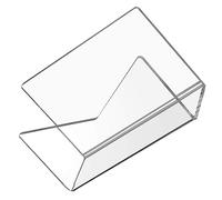 PartyKindom 2 Piezas Soporte de Cartas Acrílico Transparente Organizador de Oficina para Correo y Estante de Práctico y Elegante para Clasificar Cartas y Archivos el Escritorio