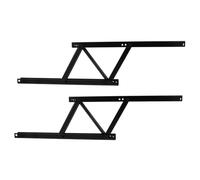 PartyKindom 2 piezas Soporte Elevable de de para Mesa de Café de Mecanismo de Manual para Muebles Compatible con Mesas Plegables y Almacenamiento Hogar Color Negro