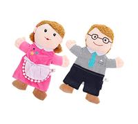 PartyKindom 2 Piezas Títeres Familiares de Suave para Adultos Mamá y Papá para Cuentos y Educativos