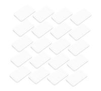 PartyKindom 20 Piezas Almohadilla de nivelas de Muebles Almohadillas para el Aumento de Muebles niveladores de pies de Mesa niveladores de Patas de Mesa Pies de Muebles páginas Transparente