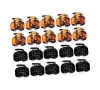 PartyKindom 20 piezas Clips de Pelo Acrílicos Mini Pinzas para Niñas y Mujeres Antideslizantes y Ergonómicas para Diario y Deportes Cocina y Limpieza Facial