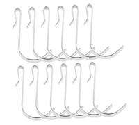 PartyKindom 20 piezas Ganchos Inoxidable para Colgar Resistentes Cortantes para Cocina Dormitorio y Oficina Paquete de Unidades