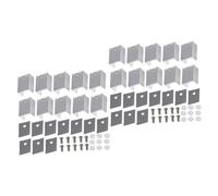 PartyKindom 20 Piezas Radiador Triodo Disipador De Calor De La CPU Kit De Disipador De Calor De Aluminio Disipador De Calor Mini Enfriador Aleta Más Fría Dirigió Transistor Perfil De Aluminio