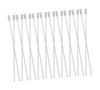 PartyKindom 20piezas Broche Alfiler De Seguridad Metalico Para Solapa Con Tapón Alfileres Imperdibles Para Joyería Diy Broches Para Hacer Sombreros y Bisutería