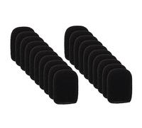 PartyKindom 20piezas Cubiertas de Esponja para Micrófonos de Solapa Fundas Protectoras de Esponja para Micrófono Uso Estudios o Eventos Musicales