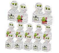 PartyKindom 24piezas Cajas De Halloween De Cartón Para Dulces Diseño De Monstruos Coloridos Para Fiestas y Decoraciones Para Snacks y Chucherías De Halloween