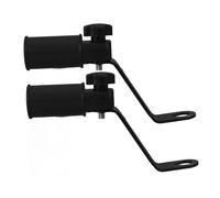 PartyKindom 2piezas Adaptador De Soporte Para Manillar De Moto Compatible Retrovisores Instalación Fácil y Ligera Para Sostener Faros y Dispositivos Móviles