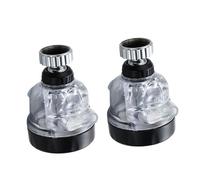 PartyKindom 2piezas Aireador De Grifo Potenciador Rociador Giratorio Diseño Desmontable Alta Presión