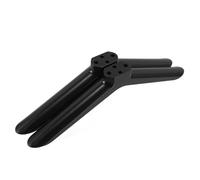 PartyKindom 2Piezas Base de Soporte para TV Pies de Pedestal Negros para Televisores de Pantalla Plana Instalación y Diseño Elegante Paquete de Unidades Compatible con