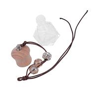 PartyKindom 2piezas Botellas De Vidrio Vacías Colgante Ambientador Para Coche y Baño Aceites Esenciales