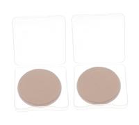 PartyKindom 2piezas Caja de Borlas para Polvos de Esponja Borla para Polvos Faciales Esponja de Maquillaje para Correctores y Bases Suaves para Maquillaje Diario