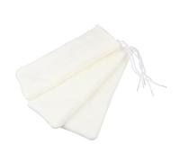 PartyKindom 3 Piezas Filtrando mágica Bolsas de Medios de Acuario Filtro de Tanque de Peces de algodón Maleta Malla Bolsas de Acuario Bolsa de Filtro de pecera poliéster Blanco
