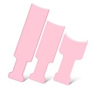 PartyKindom 3 Piezas Tabla De Tablero De Teñido Tablero De Resaltado Peine Resaltador Tablero y Cepillo Para Teñir El Cabello Colorear Artefacto De Tinte Rosa El Plastico