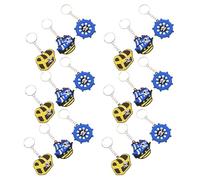 PartyKindom 30 Piezas PVC Soft Key Ring With Treasure Chest And Sword Charm For Boys Birthday Party Favors Classroom Prizes And Bag Fillers