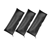 PartyKindom 3piezas Bolsa de Almacenamiento para Micrófono PU Organizador Portátil Cierre Cremallera Bolsa para Guardar Micrófonos de Viaje