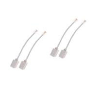 PartyKindom 4 Piezas A Rj11 Adaptador Teléfono A Cable Ethernet Conector Jack De Teléfono Rj11 Convertidor Hembra A Macho Convertidor De Teléfono A Ethernet Teléfono A Cable Ethernet USB Abs